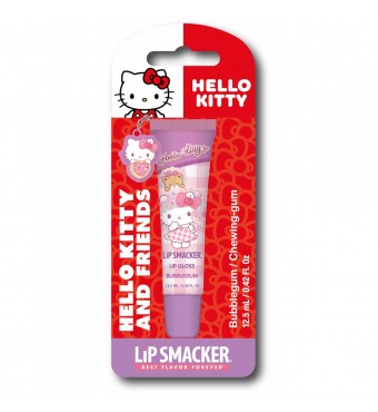 LIP SMACKER Hello Kitty Lip Gloss Balm with charm BUBBLEGUM