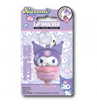 LIP SMACKER Kuromi Cup Lip Balm with keychain