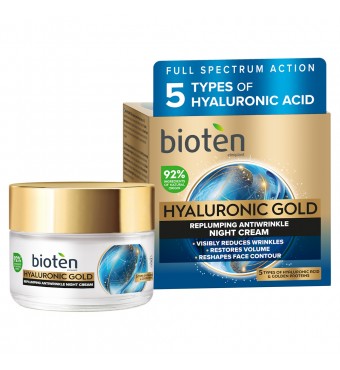 BIOTEN Hyaluronic Gold Κρέμα Νύχτας 50ml