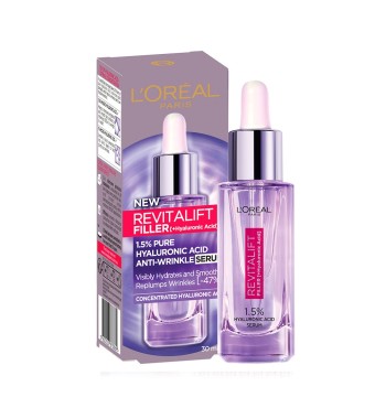 Loreal revitalift filler Oρος με υαλουρονικο οξυ για σφριγηλοτητα 30ml Ηλικια 35+