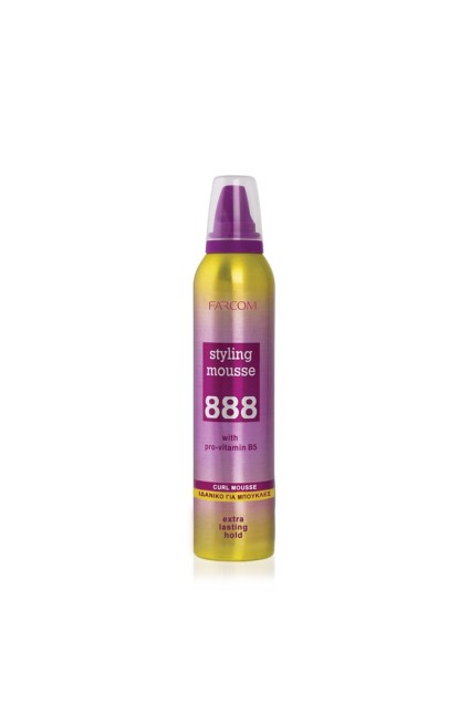 FARCOM STYLING CURL MOUSSE EXTRA LASTING HOLD 250ml