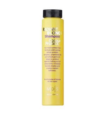 MADES HAIR CARE RADIANT BLONDE sulfate free shampoo COLOUR PROTECT 250ml Σαμπουάν χωρίς θειικά